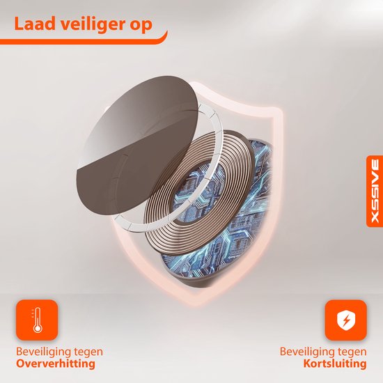 15W Draadloze Magsafe Lader - Zwart