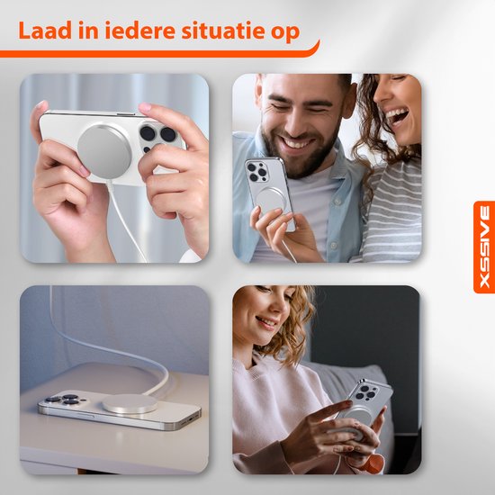 15W Draadloze Magsafe Lader - Wit