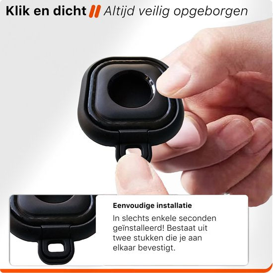Case voor AirTag - Zwart