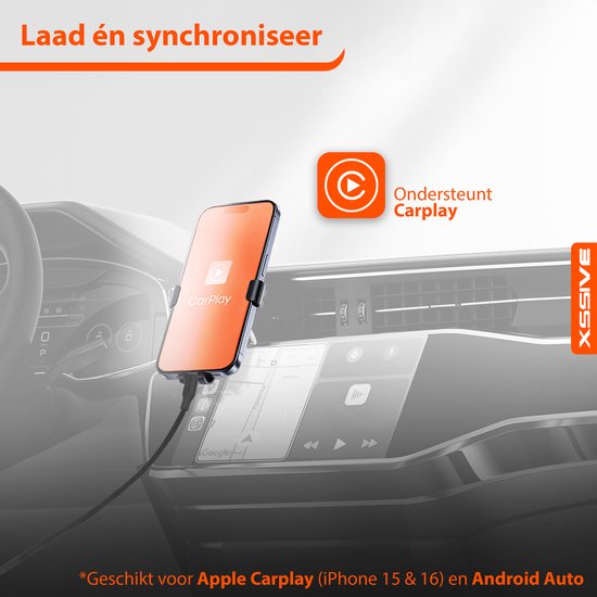 USB naar USB-C 1m - Zwart