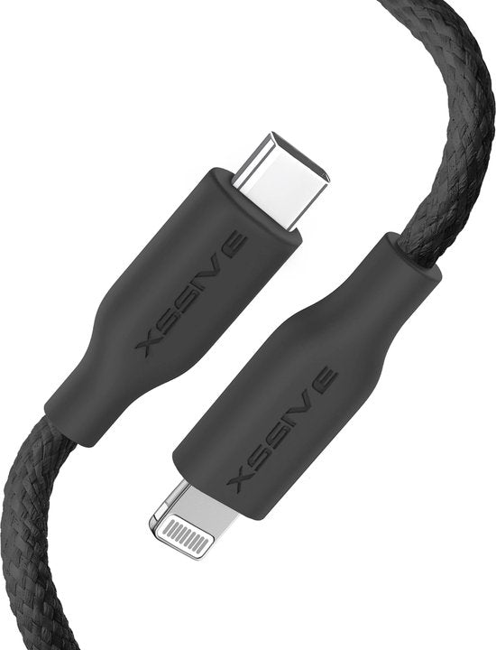 USB-C naar Lightning 1m - Zwart