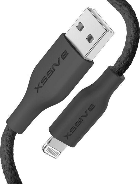 USB naar Lightning 1m - Zwart