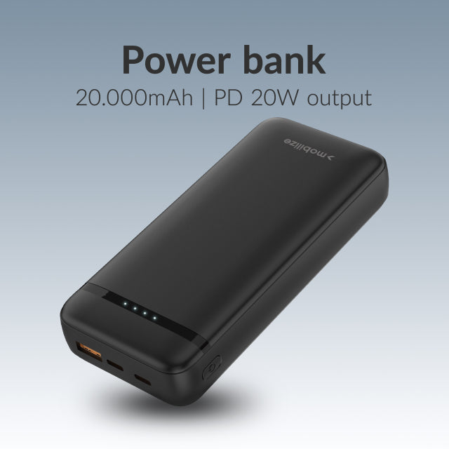 Power Bank 20000mAh PD 20W Black