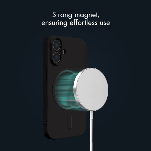 Back Case + Magsafe voor Apple iPhone 16 Black