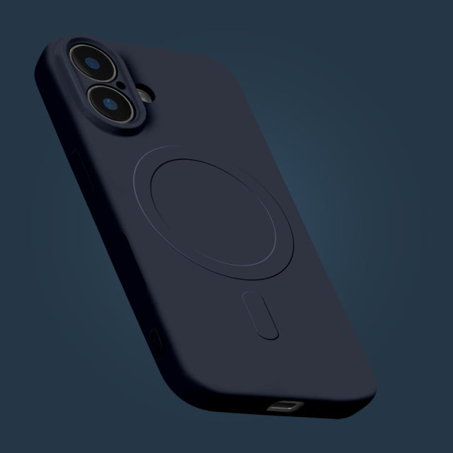 Back Case + Mafsafe voor iPhone 17 Pro Midnight Blue