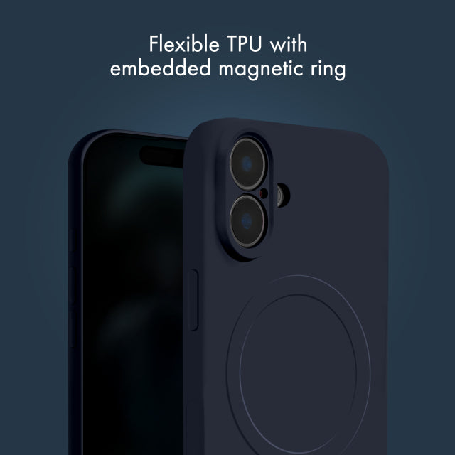 Back Case + Mafsafe voor iPhone 17 Pro Midnight Blue