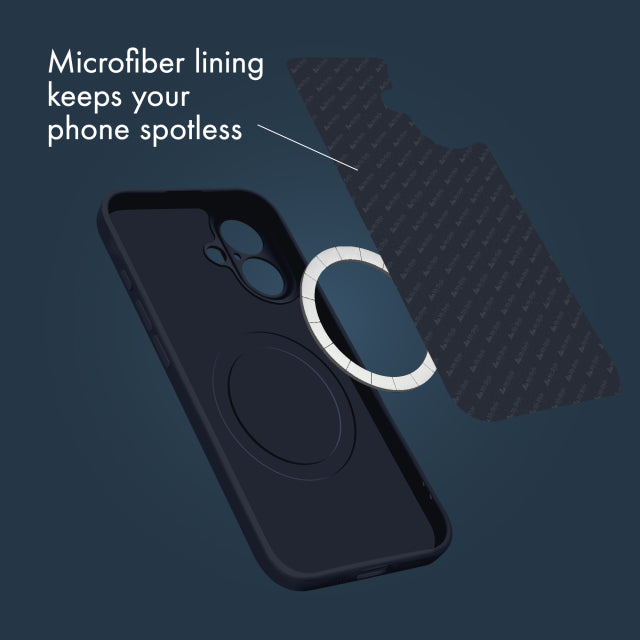Back Case + Magsafe voor iPhone 17 Midnight Blue