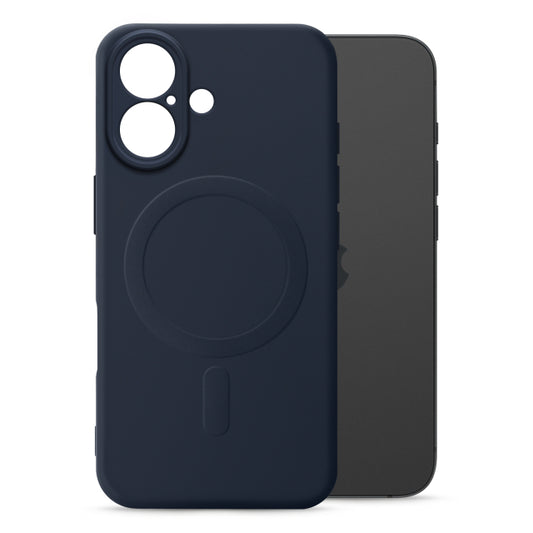 Back Case + Magsafe voor Apple iPhone 16 Midnight Blue