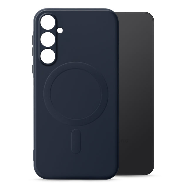 Back Case + Magsafe voor Samsung Galaxy A55 5G Midnight Blue
