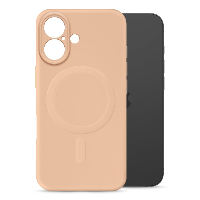 Back Case + Magsafe voor Apple iPhone 16 Pink