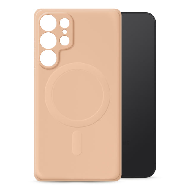 Back Case + Magsafe voor Samsung Galaxy S25 Ultra Pink