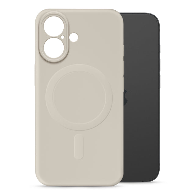 Back Case + Magsafe voor Apple iPhone 16 White
