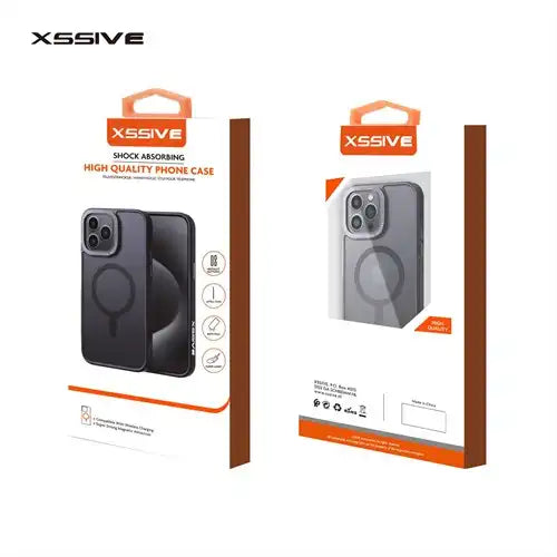 Back Case voor Magsafe iPhone 12 - Zwart