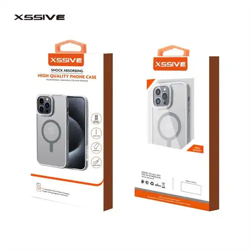 Back Case voor Magsafe iPhone 16 - Grijs