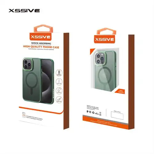 Back Case voor Magsafe iPhone 12 - Groen