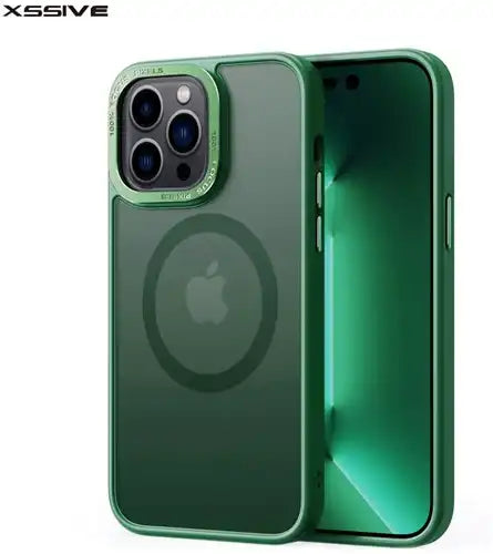 Back Case voor Magsafe iPhone 12 - Groen