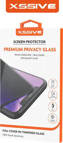 privacy screenprotector voor Iphone 15